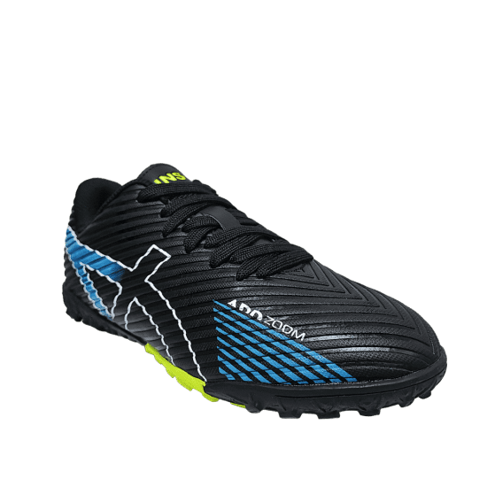 ZAPATILLA JUVENIL BABY FUTBOL UNISPORT 9879-20 NG/AZ