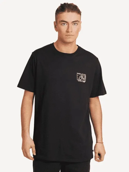 POLERA HOMBRE RUSTY M/C BROKE