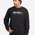 POLERON HOMBRE RIP CURL CR AFTER SHOCK RASHIE FRONT ORGANIC