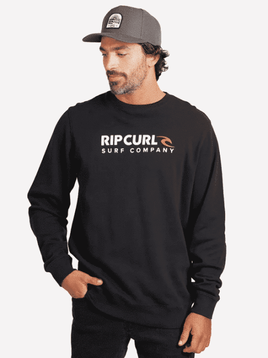 POLERON HOMBRE RIP CURL CR AFTER SHOCK RASHIE FRONT ORGANIC