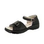 Sandalia Mujer Alma Negro Passer