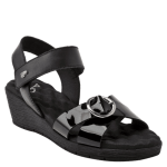SANDALIA MUJER 16 HORAS I053-NEGRO