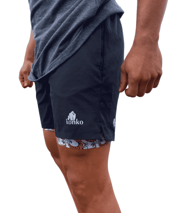 SHORT 2 EN 1 NEGRO PROFE JUAKO KONKO