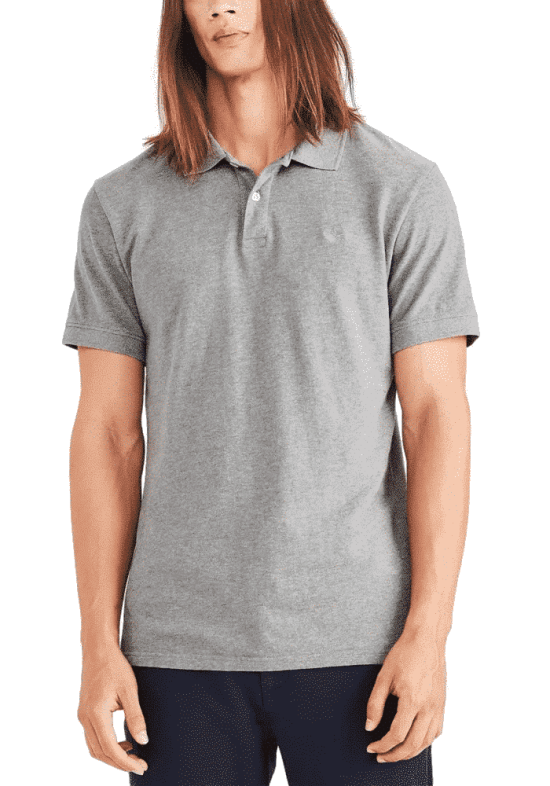 POLERA PIQUE HOMBRE GRAY HEATHER DOCKERS