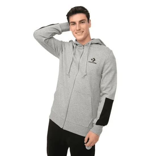 Polerón Active Hombre Converse Full Zip