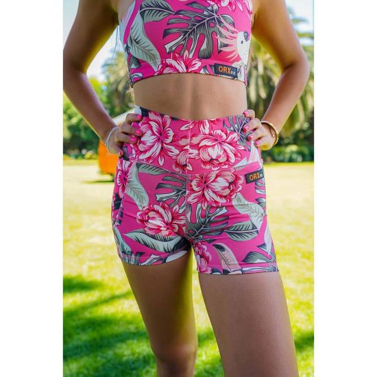 SHORT FLOWERS PINK ORX