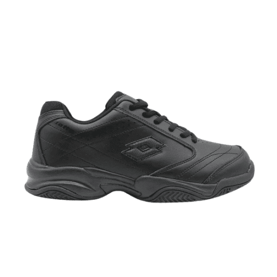 ZAPATILLA ESCOLAR COURT BTS1 JR BK/BK LOTTO