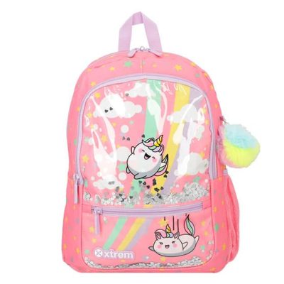 MOCHILA BACKPACK LOGAN 4XT PINK UNICORN XTREM