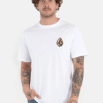 POLERA FLAMED SS M/C BLANCO VOLCOM