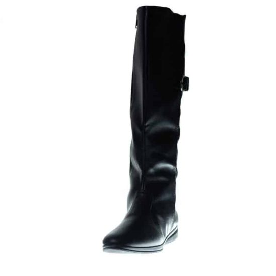 BOTA MUJER NAPA STRETCH SOFT PRETO CANELADO PICCADILLY