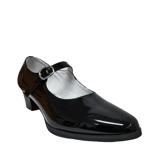 ZAPATO CUECA CHAROL 3073 NEGRO - Imagen 2