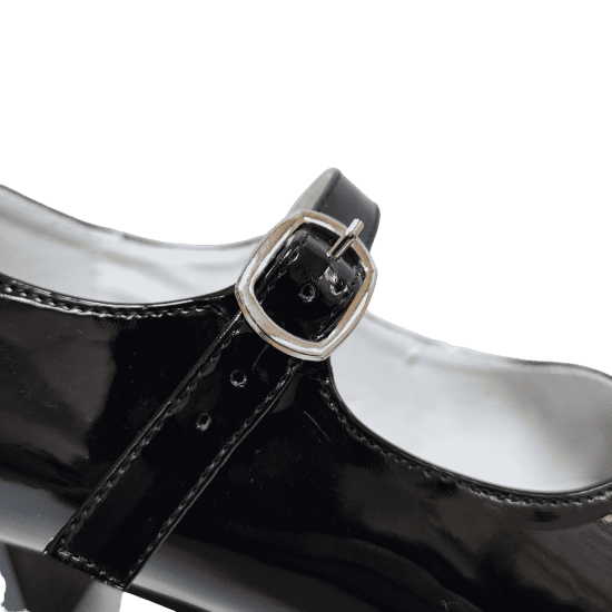ZAPATO CUECA CHAROL 3073 NEGRO - Imagen 5
