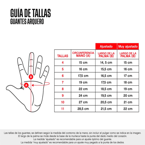 GUANTE ARQUERO PROTECTOR ERUS FERULA NG-RJ-BL CAFU - Imagen 4