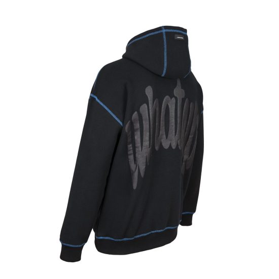 POLERON CANGURO OVERISIZE XPOSED (BLACK) WHATUP - Imagen 3