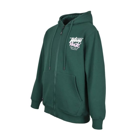 POLERON HOMBRE CON CIERRE KINGZ (GREEN) WHATUP - Imagen 2