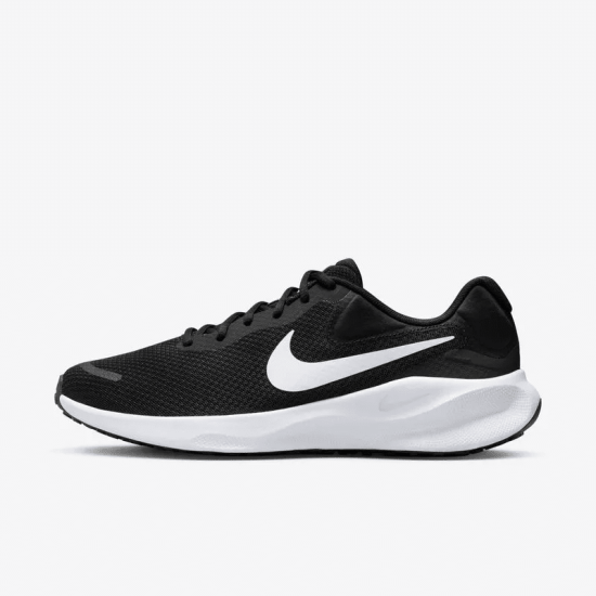 ZAPATILLA HOMBRE REVOLUTION 7 RUNNING BLACK/WHITE NIKE - Imagen 2