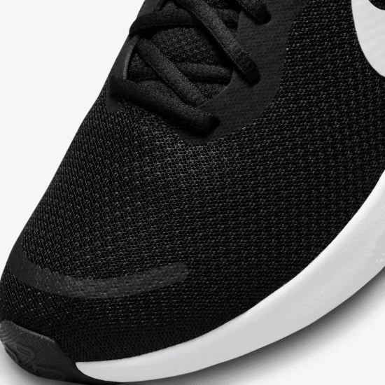 ZAPATILLA HOMBRE REVOLUTION 7 RUNNING BLACK/WHITE NIKE - Imagen 7