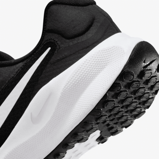 ZAPATILLA HOMBRE REVOLUTION 7 RUNNING BLACK/WHITE NIKE - Imagen 8