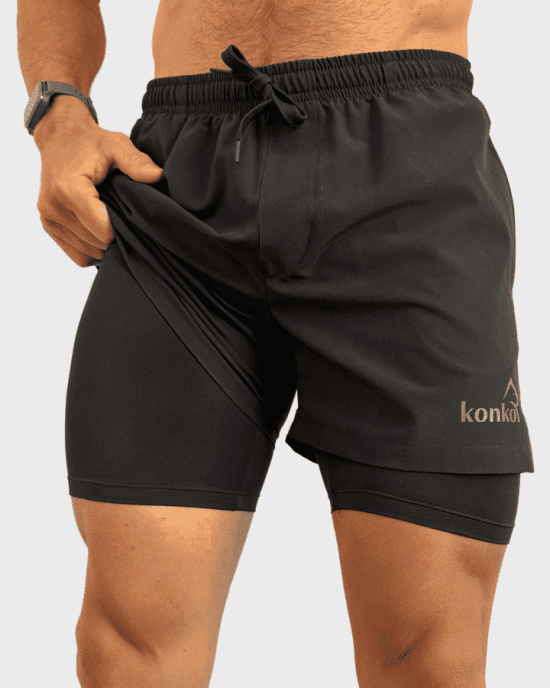 SHORT 2 EN 1 HOMBRE PERFECT KONKO - Imagen 3
