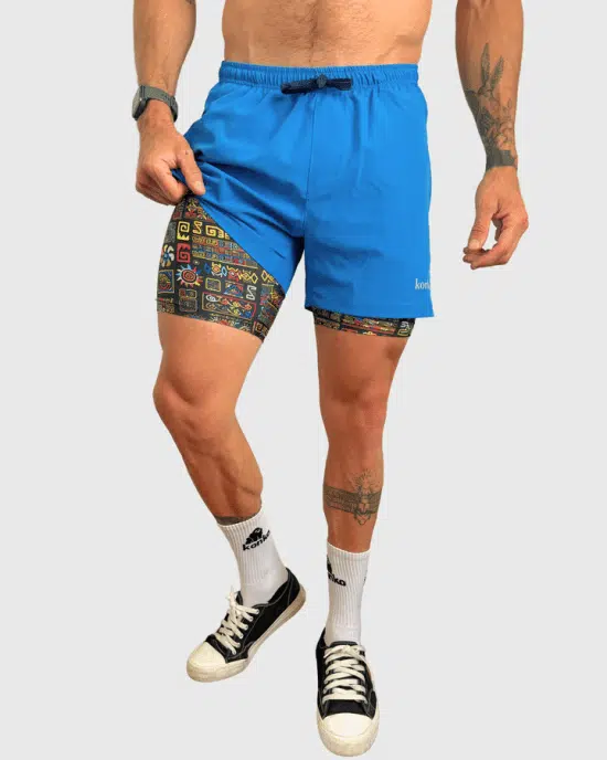 SHORT 2 EN 1 HOMBRE QUECHUA KONKO - Imagen 3