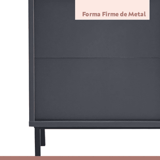 VELADOR DOS CAJONES METAL RUSTICO KLIK - Imagen 6