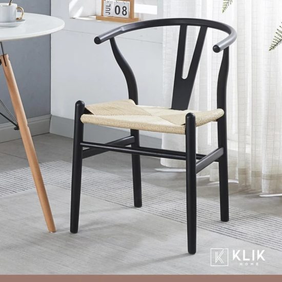 SILLA WISHBONE NEGRO - Imagen 2