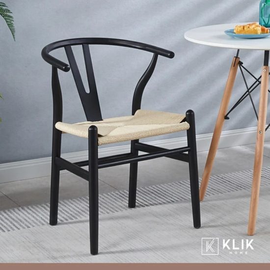 SILLA WISHBONE NEGRO - Imagen 3