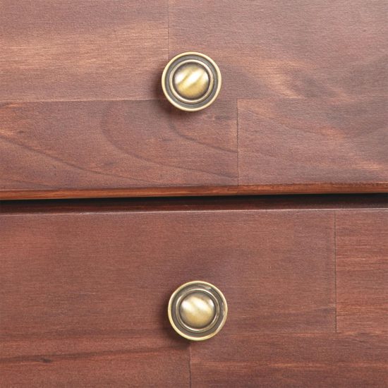 COMODA BERLIN 4 CAJONES CHOCOLATE - Imagen 6