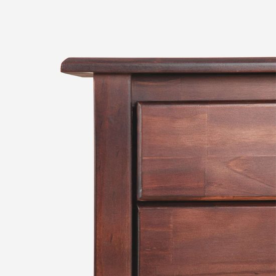 COMODA BERLIN 4 CAJONES CHOCOLATE - Imagen 7