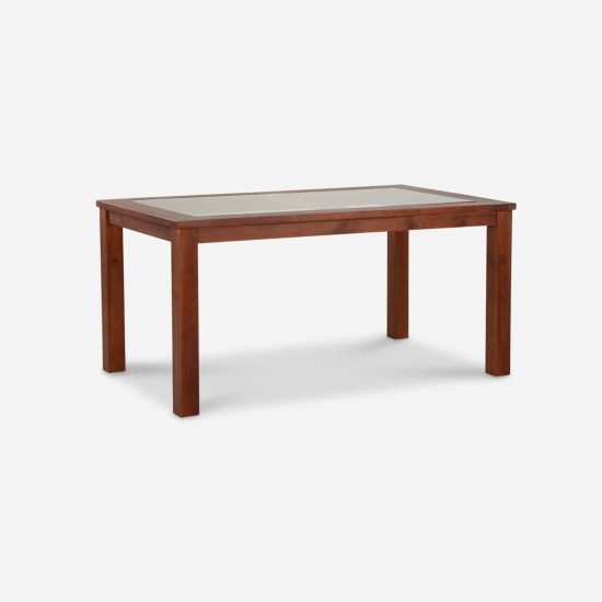 COMEDOR ÑUBLE VIDRIO CARAMELO BEIGE CIC 6 SILLAS - Imagen 5