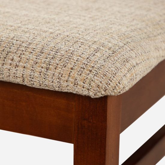 COMEDOR ÑUBLE VIDRIO CARAMELO BEIGE CIC 6 SILLAS - Imagen 9