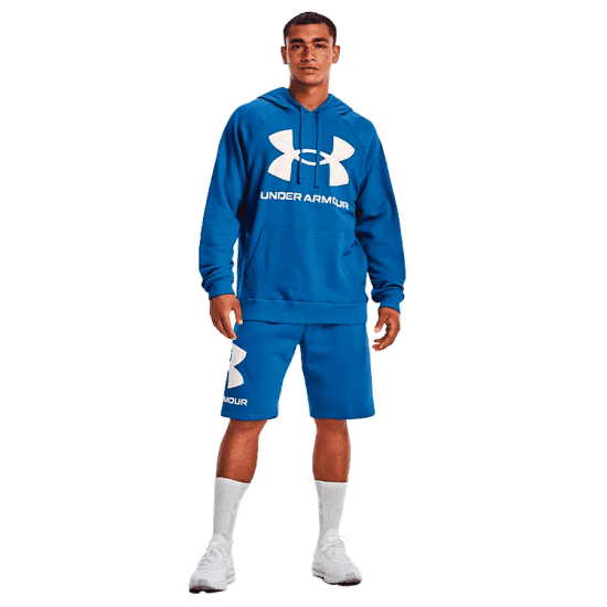 Poleron Hombre Rival Fleece Big Logo Under Armour - Imagen 5