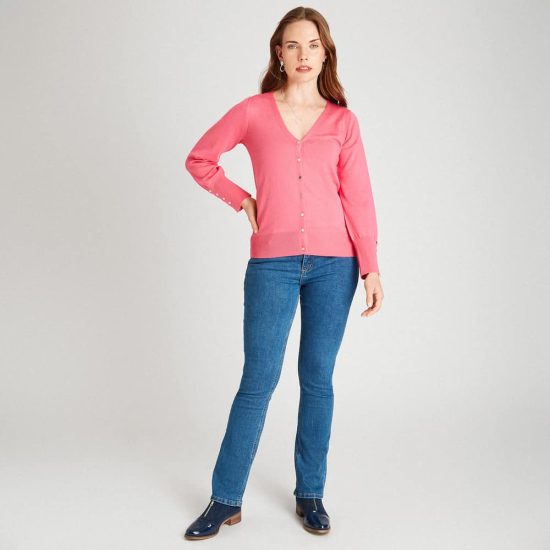 SWEATER CON BOTONES ROSADO LDP - Imagen 4
