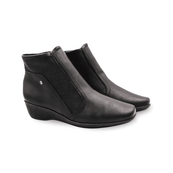 BOTIN MUJER NAPA STRETCH SOFT PONTILHADO PICCADILLY - Imagen 2