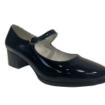 ZAPATO CUECA  NIÑA CHAROL DAMA AGUXI 9902