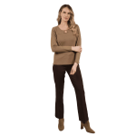 PANTALON STEFANEL CLASICO RECTO CAFE GIVE