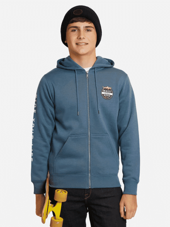 POLERON FULLZIPPER PULL OVER SHARK AZUL MAUI