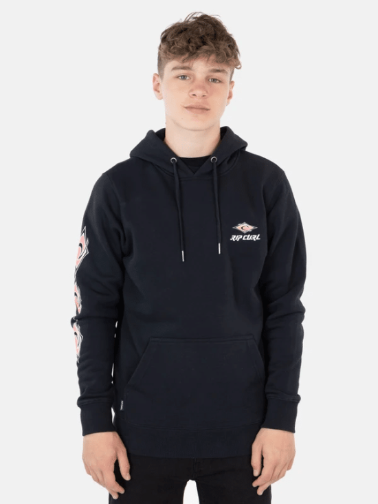 POLERON CANGURO INFANTIL 6O192 NEGRO RIP CURL