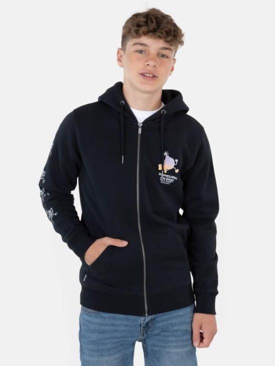 POLERON FULLZIPPER INFANTIL 6O202 NEGRO RIP CURL