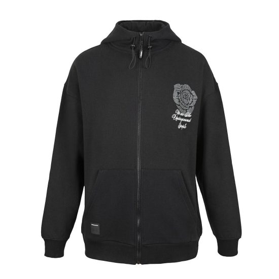 POLERON HOMBRE CON CIERRE ROSE (BLACK) WHATUP