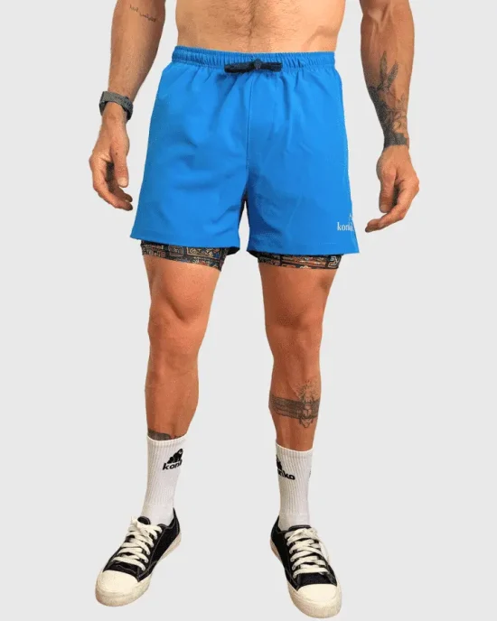 SHORT 2 EN 1 HOMBRE QUECHUA KONKO