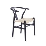 SILLA WISHBONE NEGRO