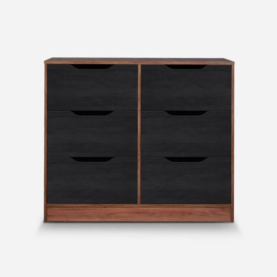 COMODA 6 CAJONES ESPRESSO CIC
