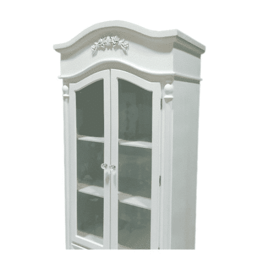 VITRINA VINTAGE CRISTAL C/RIEL 190CM - Imagen 3