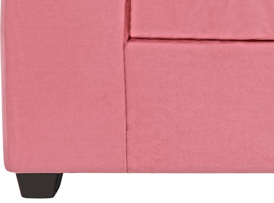 SOFA SECCIONAL KAHLO 3.2 FELPA ROSADO INNOVA - Imagen 4