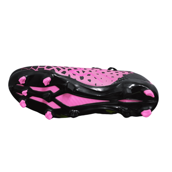 ZAPATO FUTBOL CAMPO PU NEGRO FUCSIA JUNIOR OXN - Imagen 3