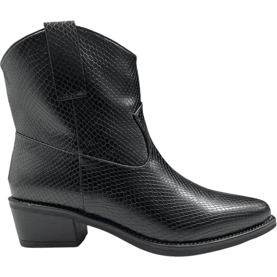 BOTIN MUJER TEXAS NEGRO DETOGNI - Imagen 4