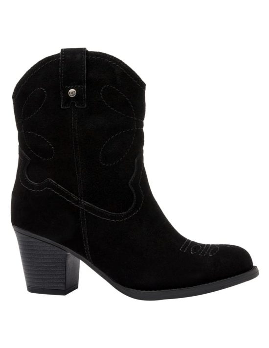 BOTIN VAQUERO CUERO NEGRO BRUNO ROSSI - Imagen 2