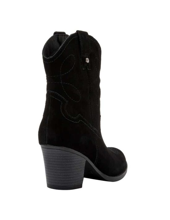 BOTIN VAQUERO CUERO NEGRO BRUNO ROSSI - Imagen 3