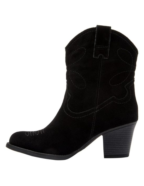 BOTIN VAQUERO CUERO NEGRO BRUNO ROSSI - Imagen 4
